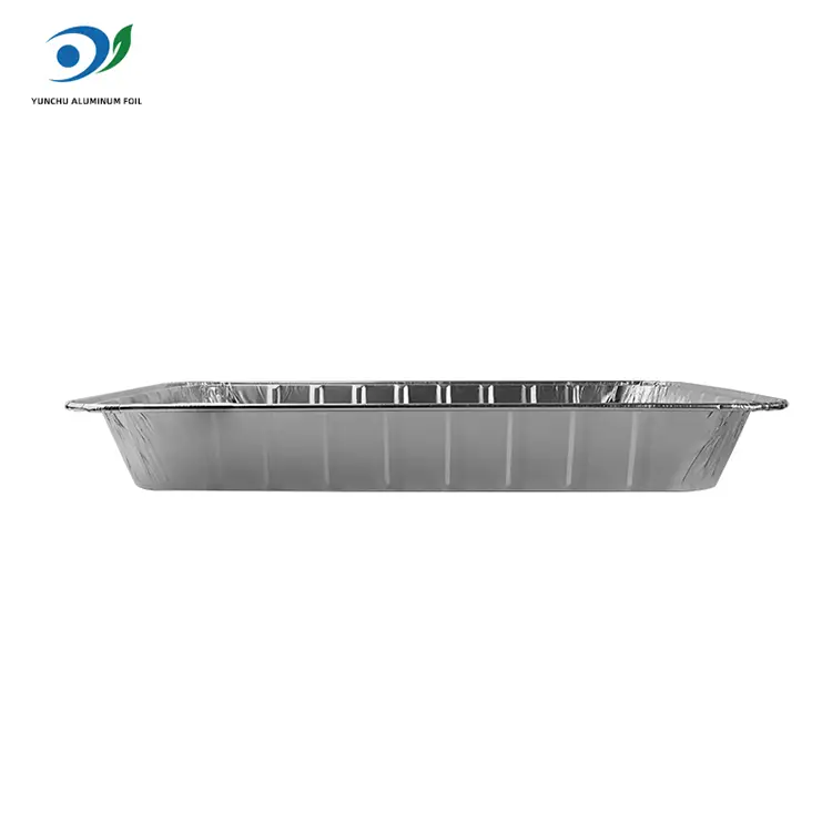 Böyük tutumlu çörək qabları gümüş alüminium folqa qabları