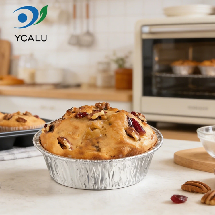 Birdəfəlik Pişirmə Hava Fritöz Gümüş Alüminium Folqa Qida Qabları