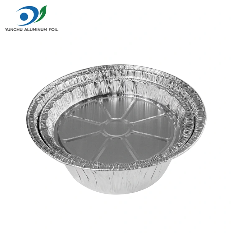 Birdəfəlik Gratin Takeaway Gümüş alüminium folqa qabları