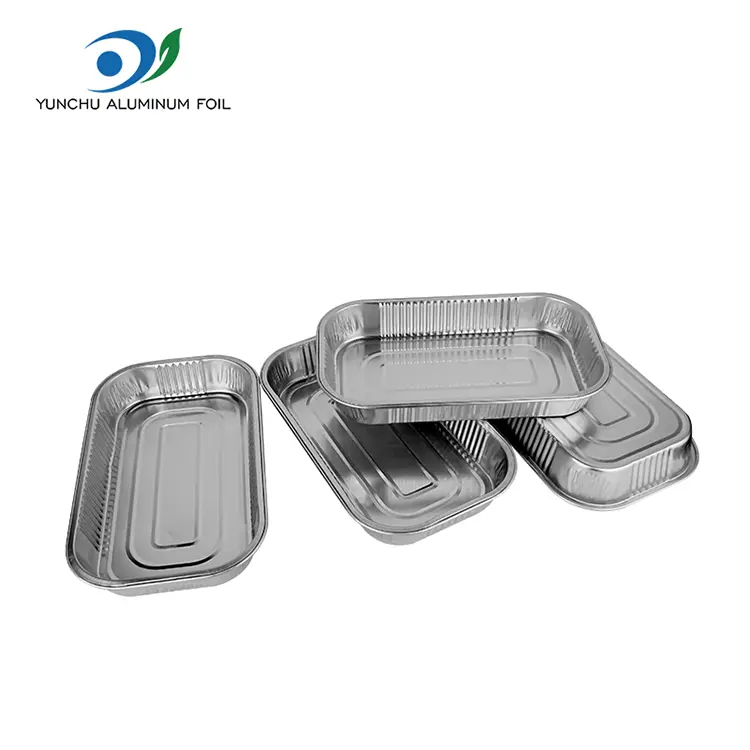 Birdəfəlik Takeaway nahar qutuları alüminium folqa qabları