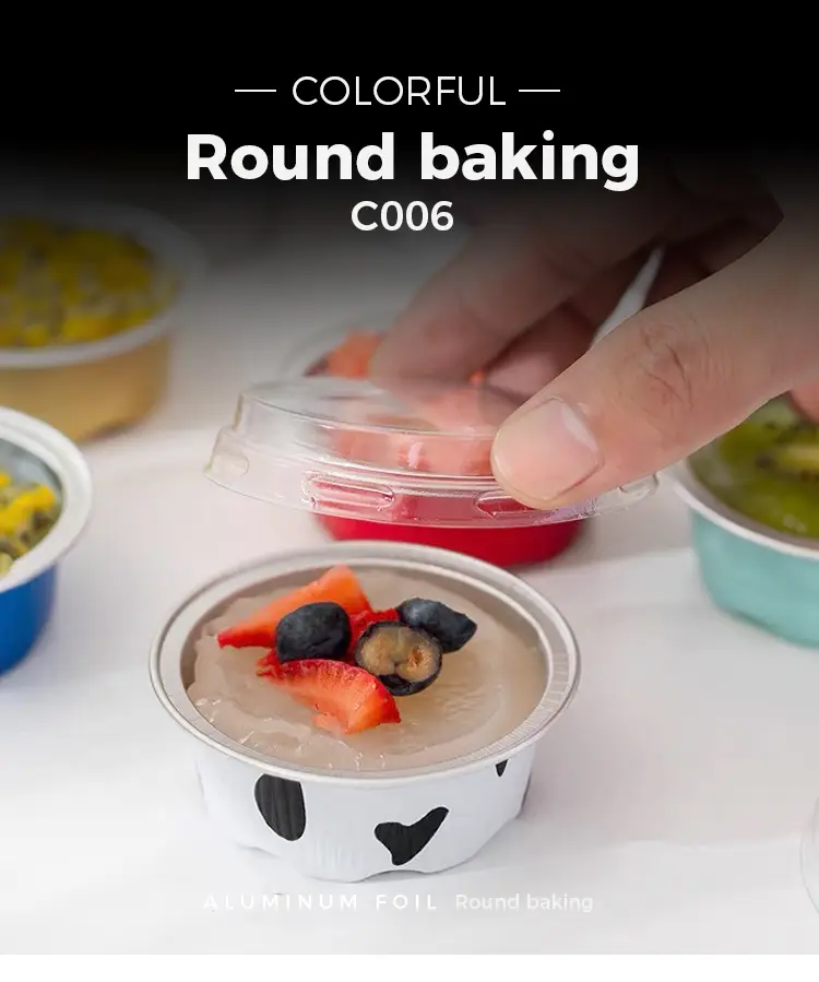 Round baking molds Smoothwall Aluminum Foil Containers