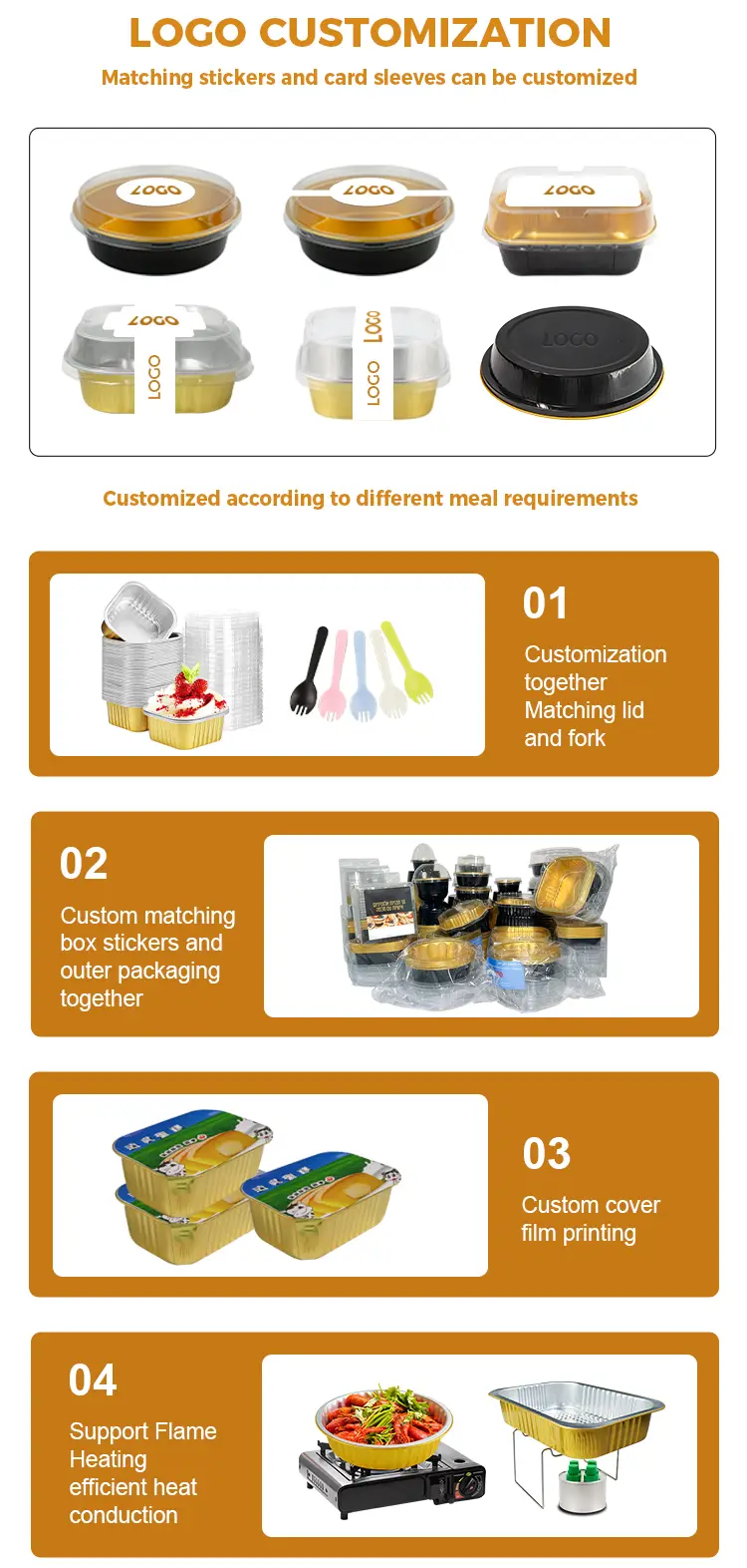 Rectangular barbecue Silver Aluminum Foil Containers