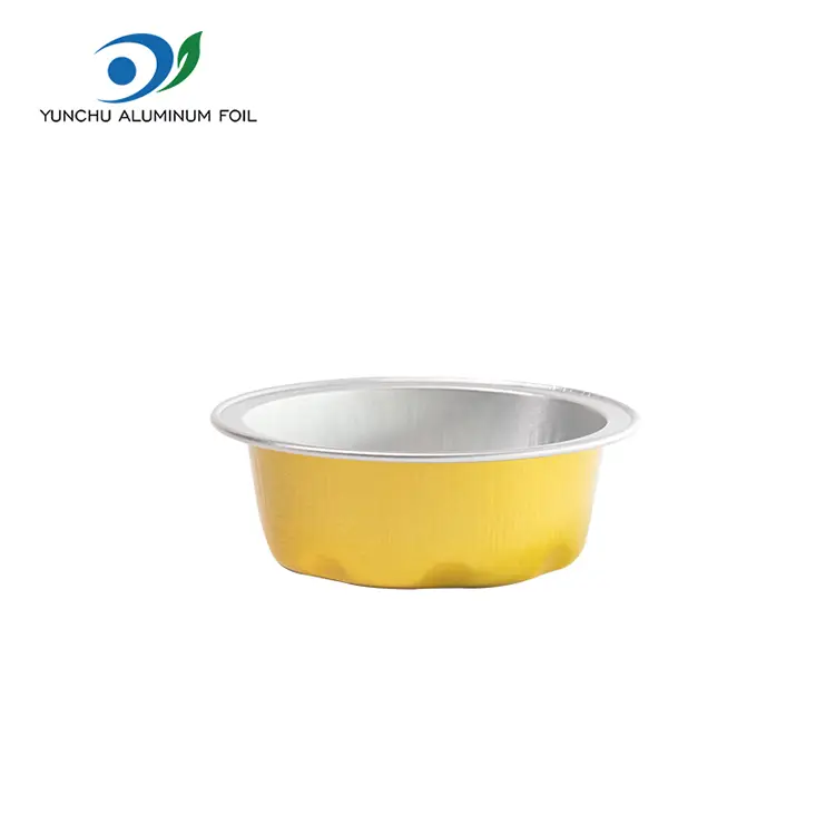 Round Cake Cup Smoothwall Aluminum Foil Containers