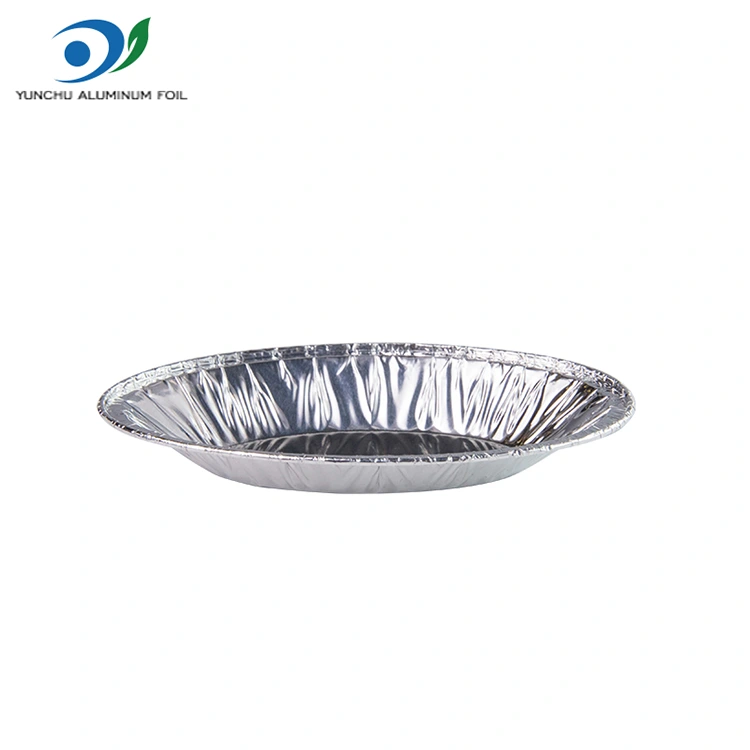 Oval yumurta tart gümüş alüminium folqa qabları
