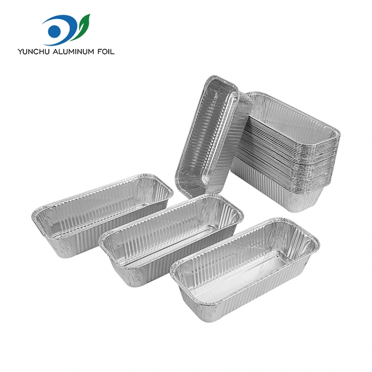 Düzbucaqlı hava fryer, gümüş alüminium folqa qabları