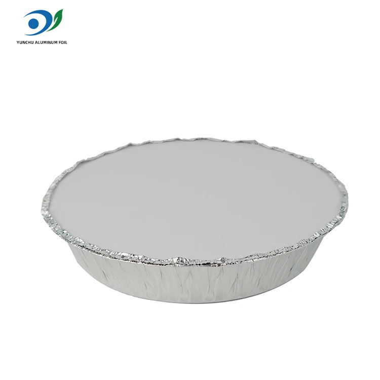 Dəyirmi hava qızartı isti qazan gümüş alüminium folqa qida qabı