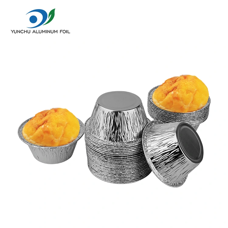 Dəyirmi çörək tortu gümüş alüminium folqa qida qabı