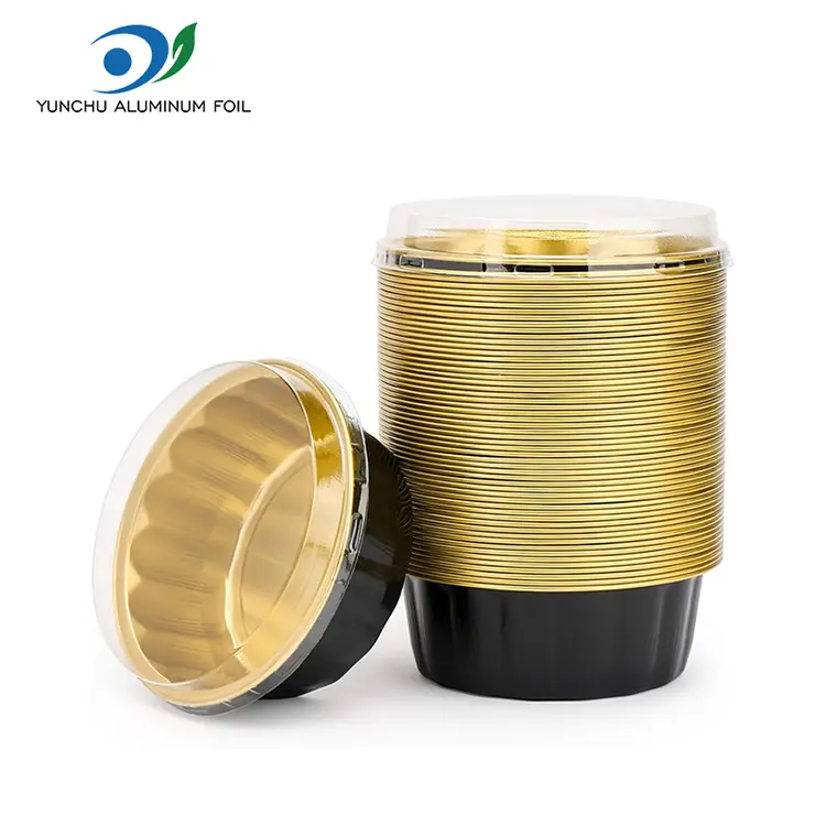 Desert Smoothwall Alüminium Folor Konteynerləri üçün dəyirmi qab