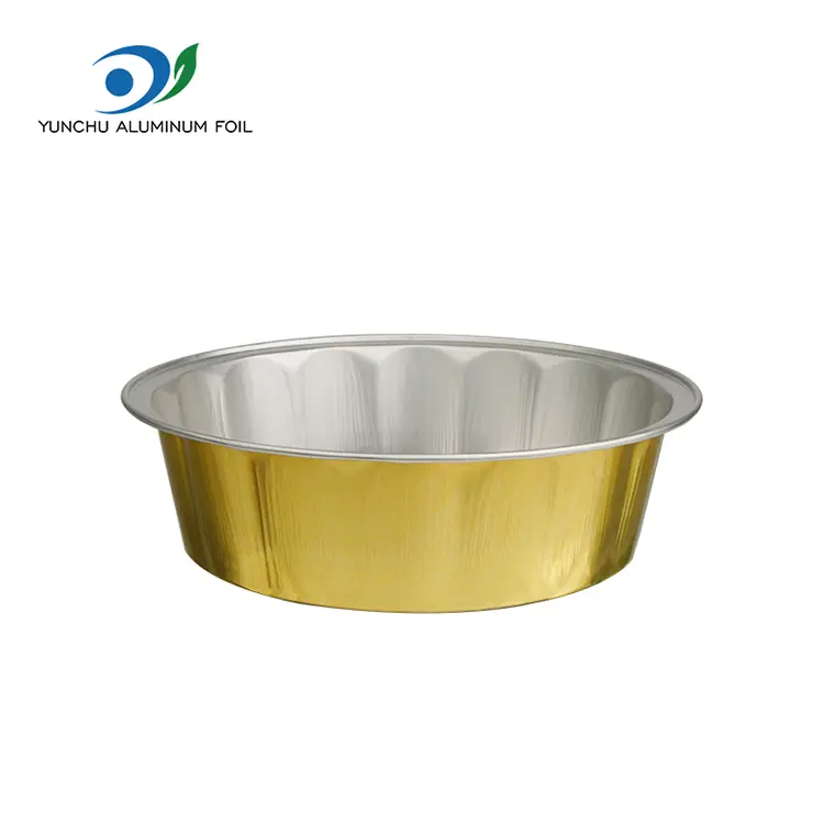 Davamlı çörək smoothwall alüminium folqa qabları Davamlı çörək smoothwall alüminium folqa qabları